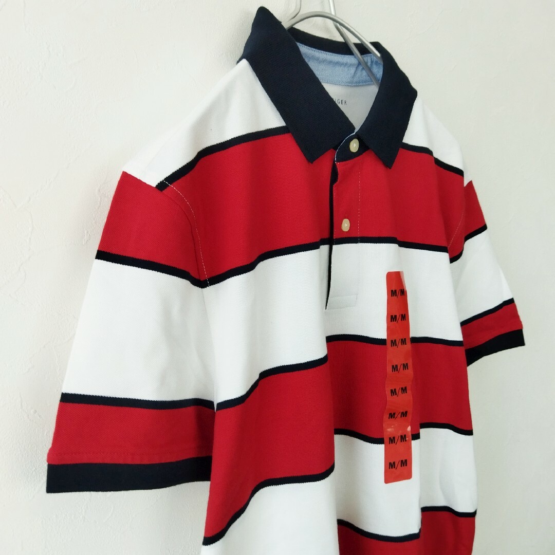 TOMMY HILFIGER(トミーヒルフィガー)の新品未使用 TOMMY HILFIGER　ポロシャツ　　ワンポイントロゴ メンズのトップス(ポロシャツ)の商品写真