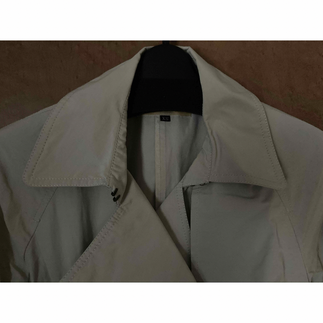 Adam et Rope'(アダムエロぺ)のLINDA リンダ トレンチコート ホワイト 白 レディース レディースのジャケット/アウター(トレンチコート)の商品写真