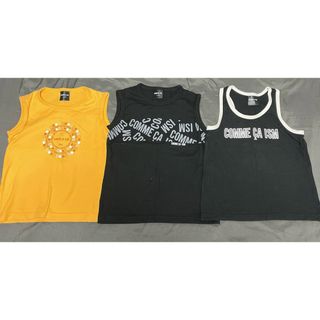 コムサイズム(COMME CA ISM)のタンクトップ　3点セット(Tシャツ/カットソー)