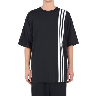 ワイスリー(Y-3)のY-3 18SS 3-STRIPES TEE YOHJI YAMAMOTO(Tシャツ/カットソー(半袖/袖なし))