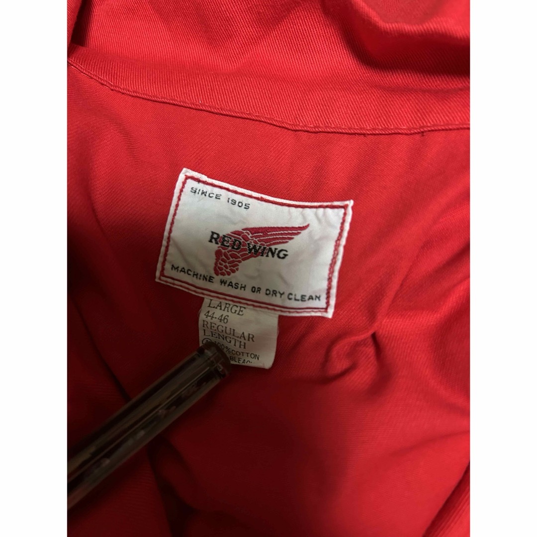 REDWING(レッドウィング)の希少 RED WING ウィングワッペン ツナギ オーバーオール L メンズのパンツ(サロペット/オーバーオール)の商品写真