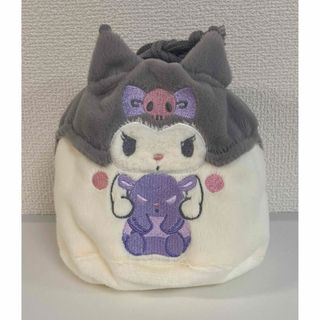 サンリオ(サンリオ)の新品　タグ付き　クロミ　なめらか　巾着ポーチ　巾着袋　ぬいぐるみ風　サンリオ(ポーチ)