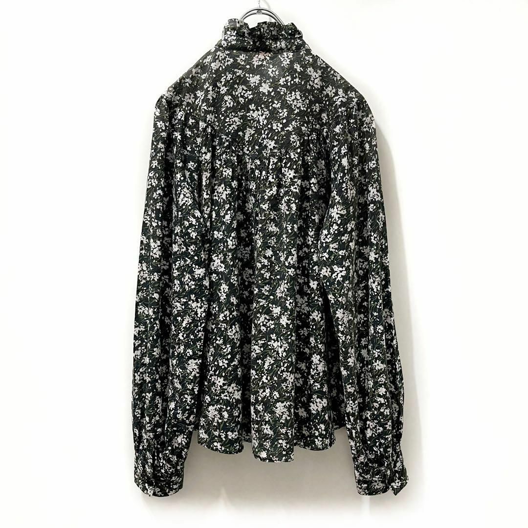 moussy(マウジー)のMOUSSY マウジー★COTTON FLORAL TIE ブラウス 花柄 レディースのトップス(シャツ/ブラウス(長袖/七分))の商品写真