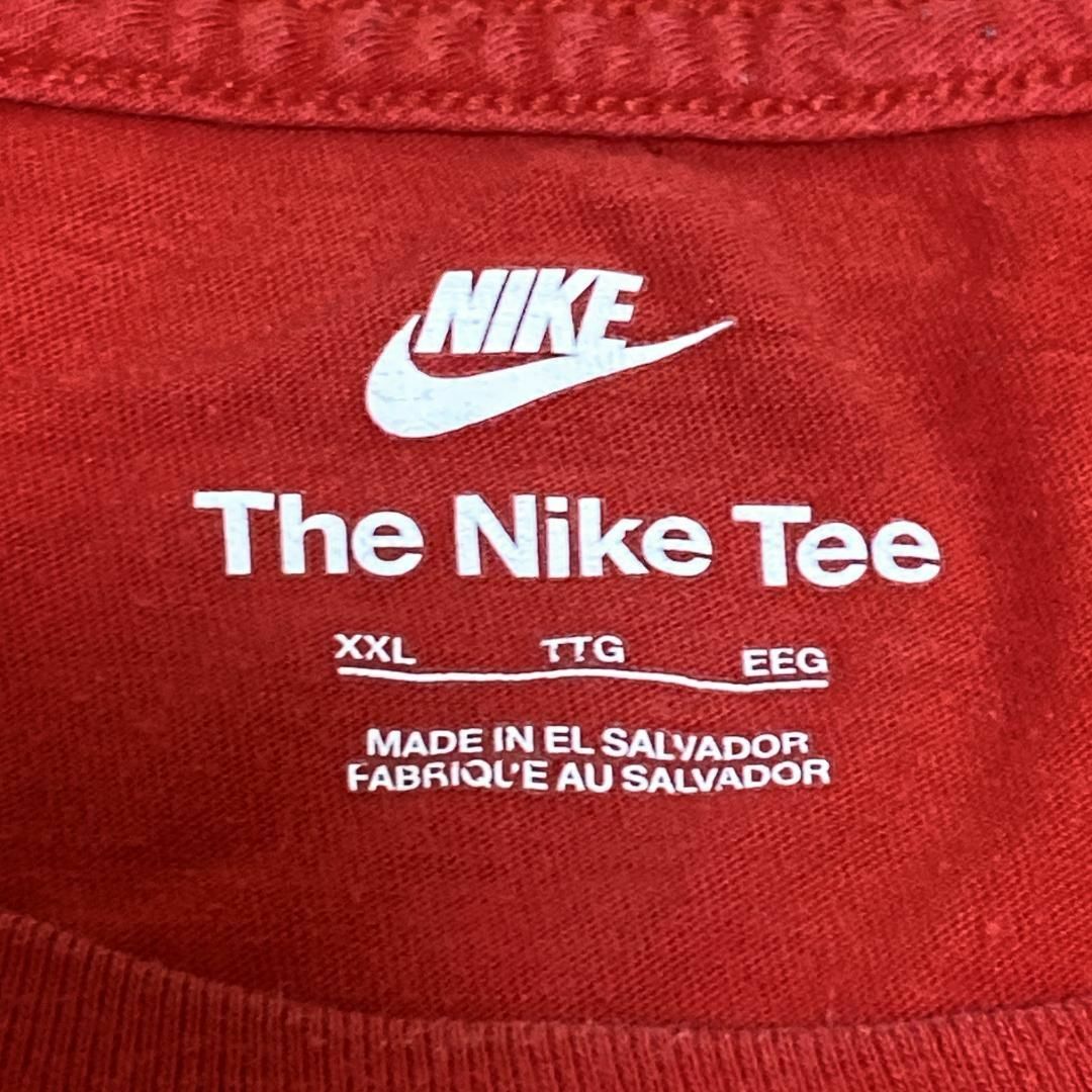 NIKE(ナイキ)のナイキ 半袖Tシャツ NIKE AIR スウッシュ エンジ US古着c82① メンズのトップス(Tシャツ/カットソー(半袖/袖なし))の商品写真