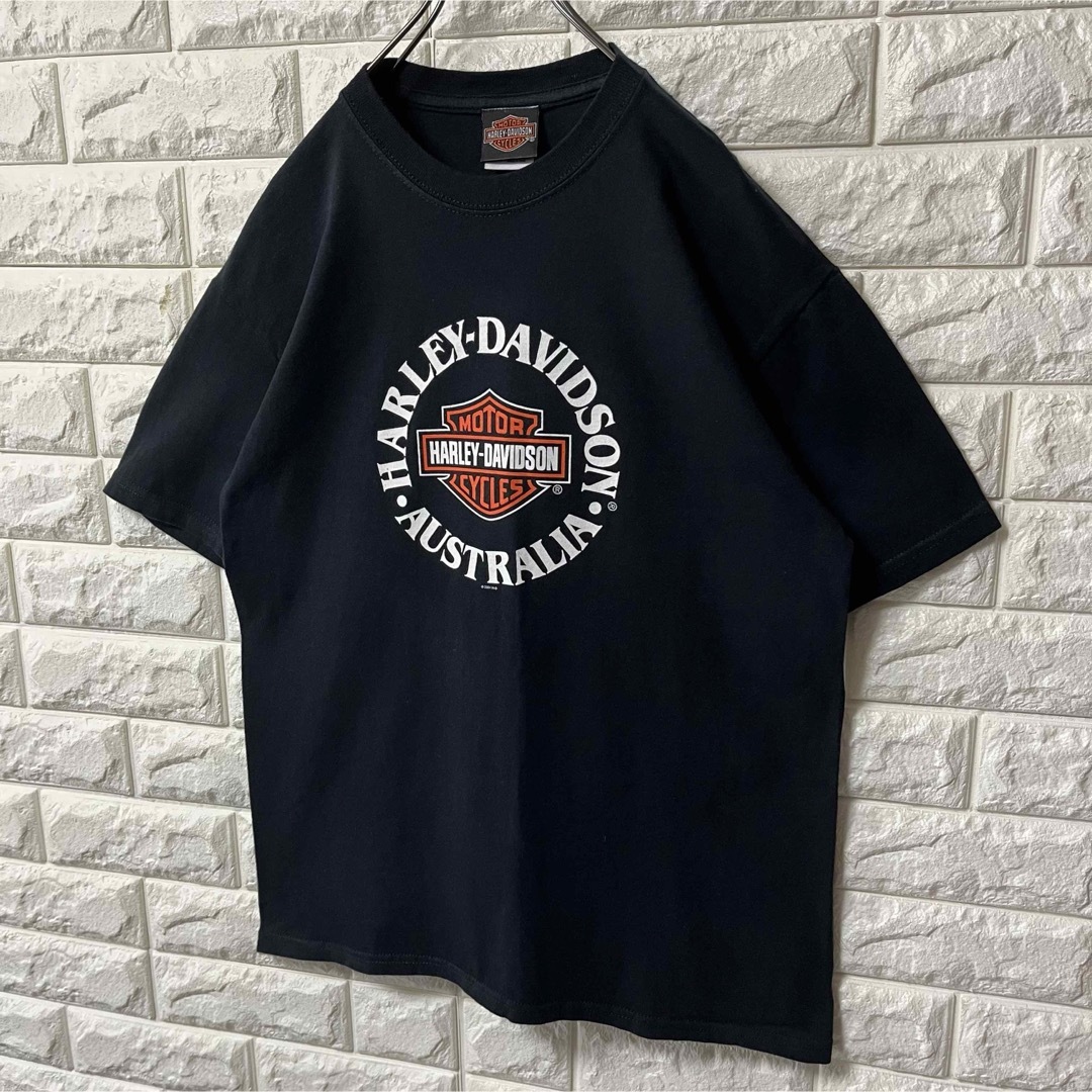 Harley Davidson(ハーレーダビッドソン)の【HARLEY-DAVIDSON】SS Tee サークルロゴ バーアンドシールド メンズのトップス(Tシャツ/カットソー(半袖/袖なし))の商品写真