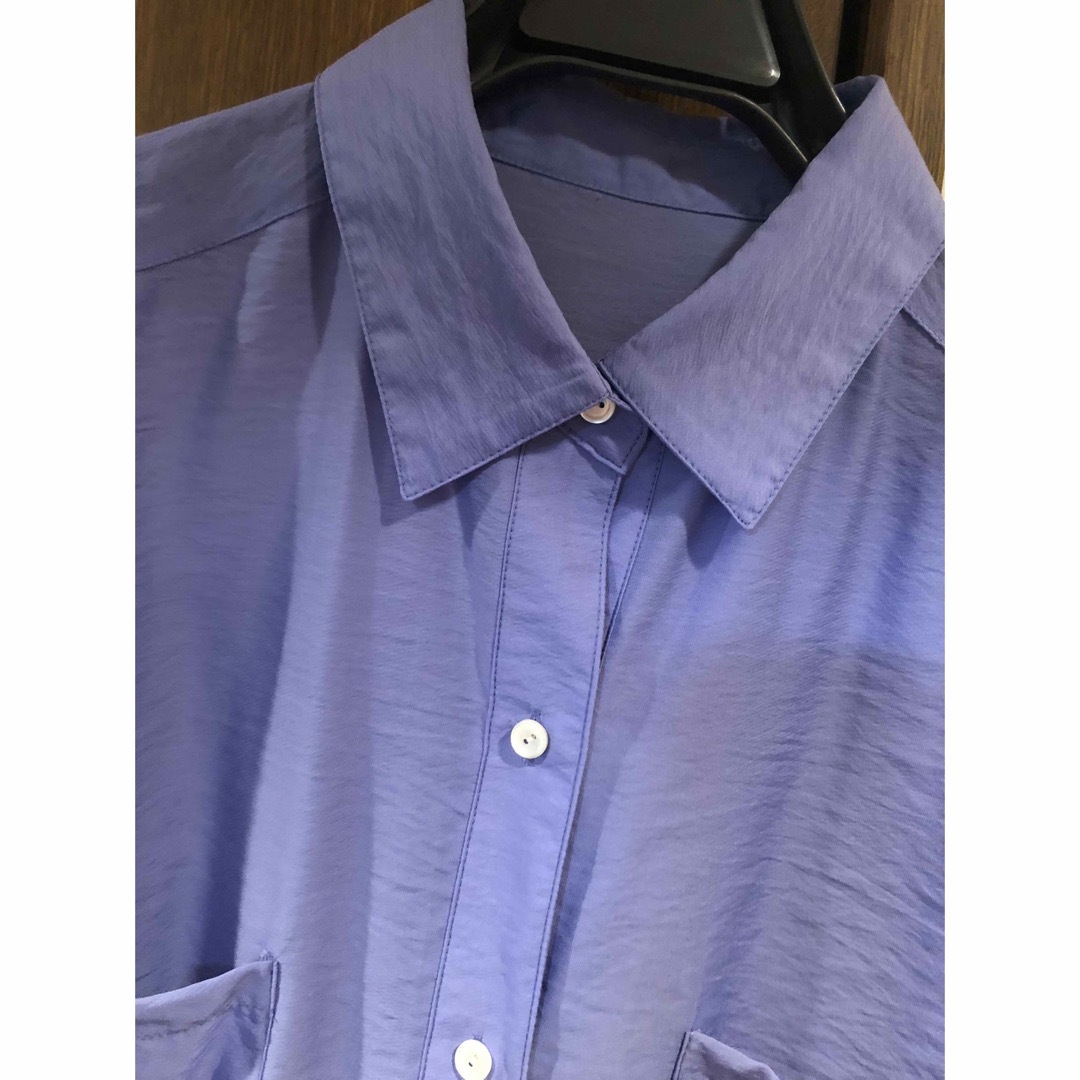 NOLLEY'S(ノーリーズ)の🔴NOLLEY'S  シアーローンダブルポケットシャツ レディースのトップス(シャツ/ブラウス(長袖/七分))の商品写真