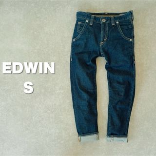 エドウィン(EDWIN)のEDWINストレッチ　エドウィン　ロールアップ　デニム　ストレート(デニム/ジーンズ)