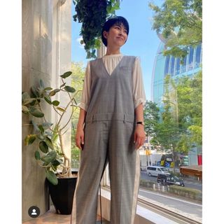 sacai - sacai サカイSuiting Jumpsuit スーチングジャンプスーツ