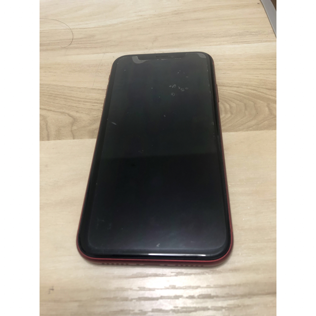 iPhone(アイフォーン)のiPhone XR 64GB （PRODUCT）RED SIMフリー スマホ/家電/カメラのスマートフォン/携帯電話(スマートフォン本体)の商品写真