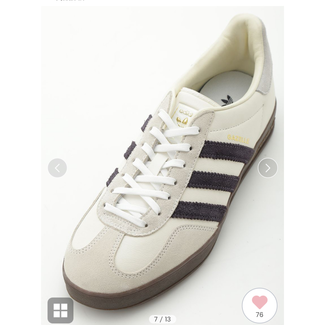 Originals（adidas）(オリジナルス)のemmi別注 adidas ガゼル 25.5cm Gazelle Indoor メンズの靴/シューズ(スニーカー)の商品写真