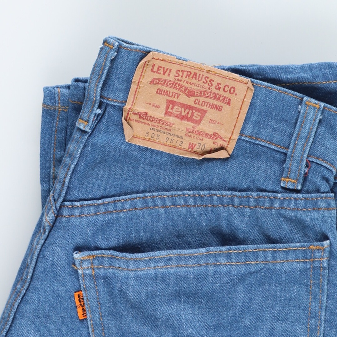 Levi's(リーバイス)の古着 80年代 リーバイス Levi's 505-9812 テーパードデニムパンツ USA製 メンズw29 ヴィンテージ /eaa424904 メンズのパンツ(デニム/ジーンズ)の商品写真