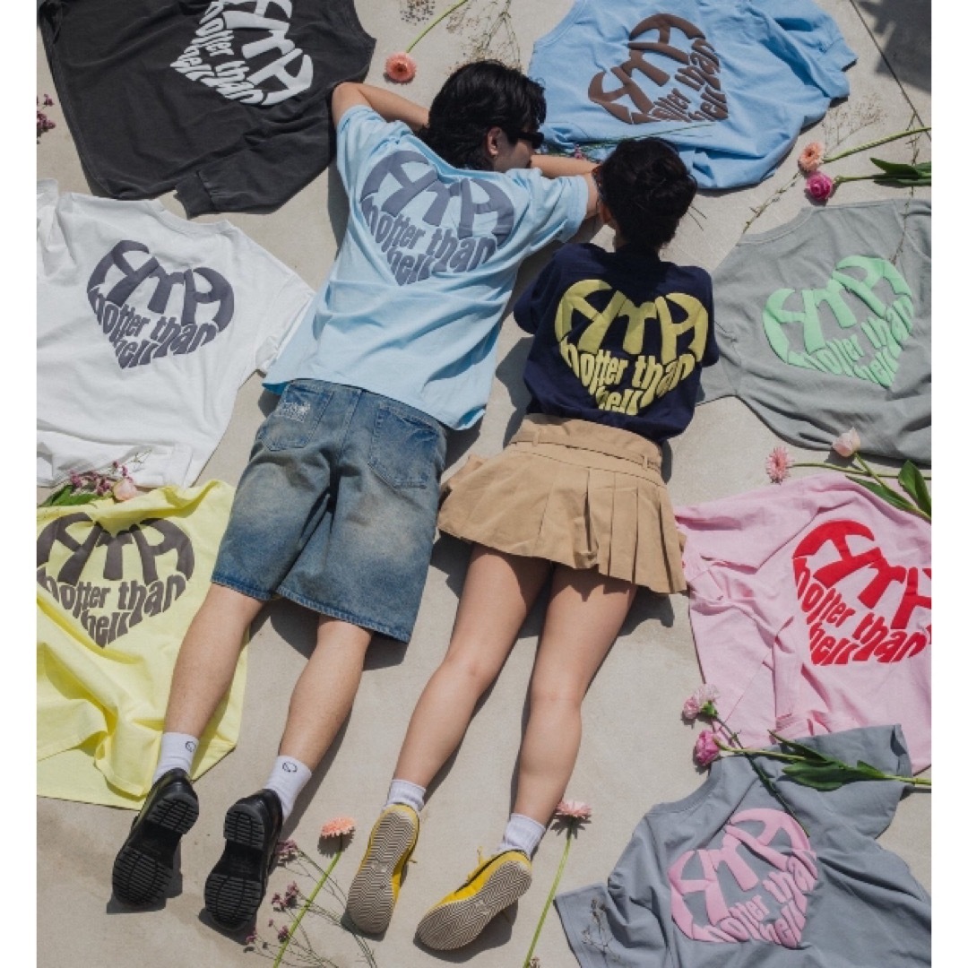 新品未開封　HTH Heart logo tee  ハートロゴTシャツ レディースのトップス(Tシャツ(半袖/袖なし))の商品写真