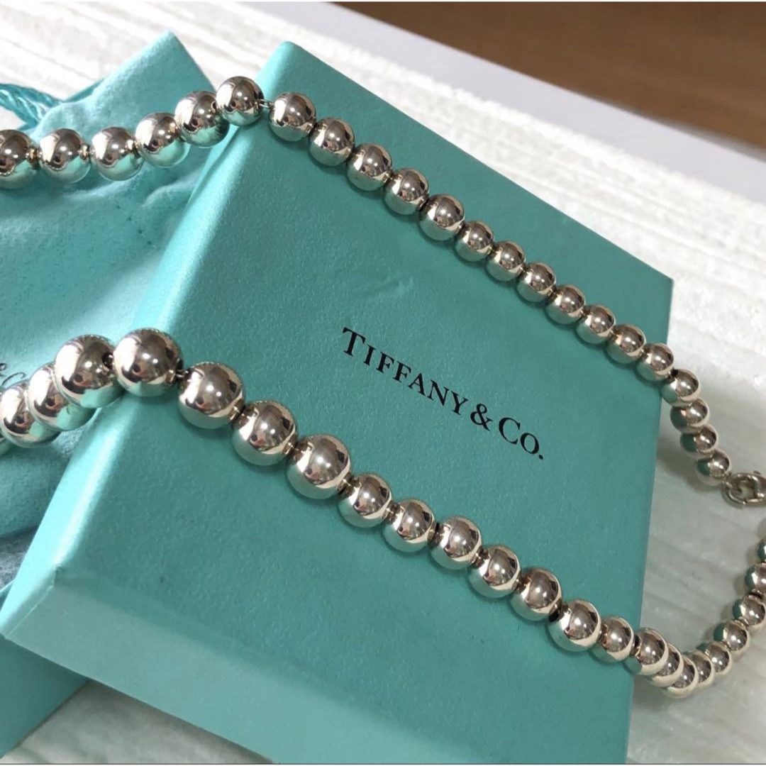 Tiffany & Co.(ティファニー)の付属品あり　ティファニーハードウェア ボール ネックレス　SV92t レディースのアクセサリー(ネックレス)の商品写真
