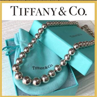 Tiffany & Co. - 付属品あり　ティファニーハードウェア ボール ネックレス　SV92t