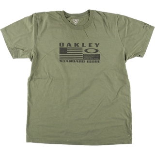 古着 オークリー OAKLEY ロゴプリントTシャツ メンズXL /eaa441602(Tシャツ/カットソー(半袖/袖なし))