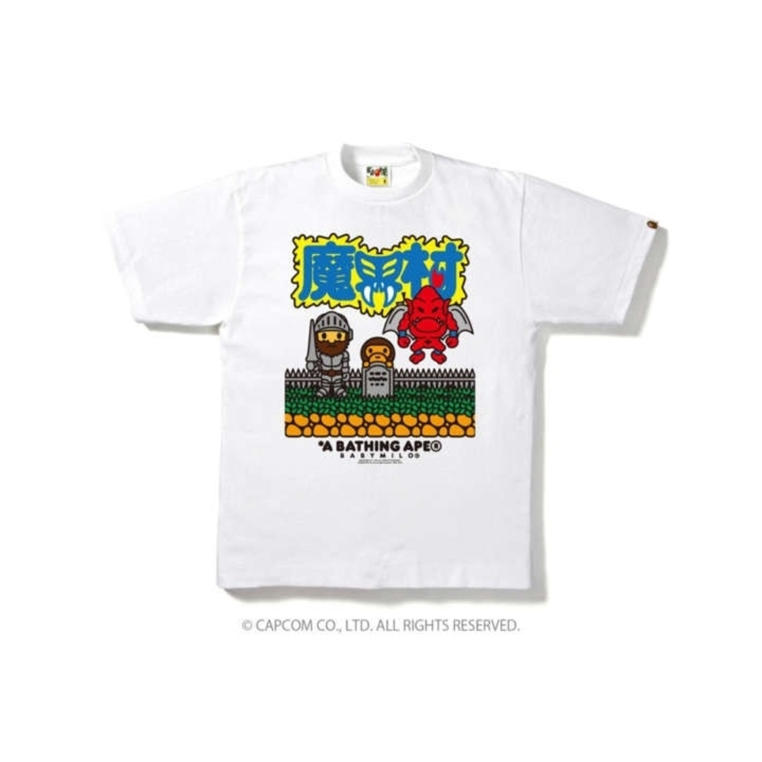 A BATHING APE(アベイシングエイプ)の激レア！ A BATHING APE × CAPCOM 魔界村コラボTシャツ メンズのトップス(Tシャツ/カットソー(半袖/袖なし))の商品写真