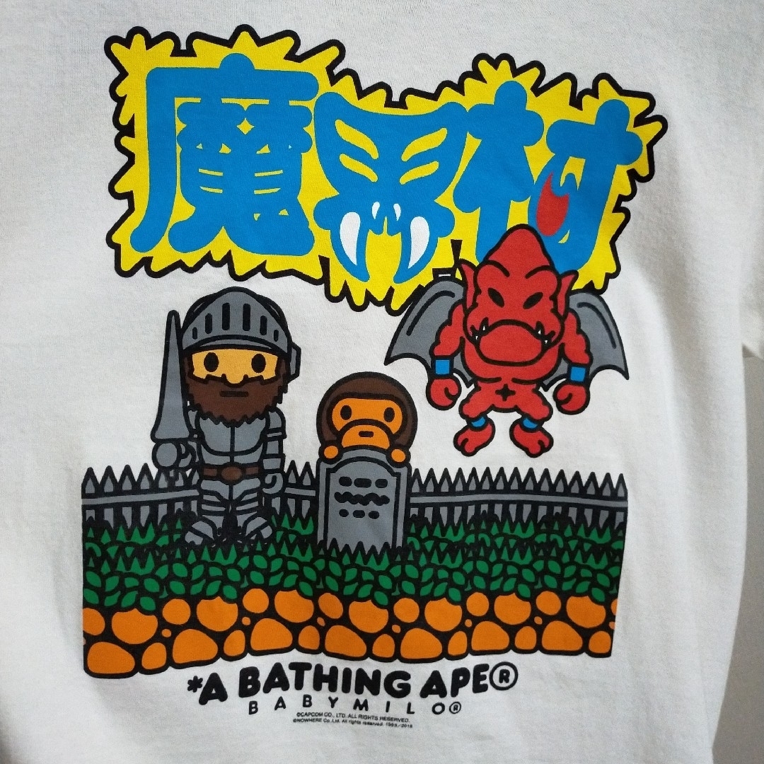 A BATHING APE(アベイシングエイプ)の激レア！ A BATHING APE × CAPCOM 魔界村コラボTシャツ メンズのトップス(Tシャツ/カットソー(半袖/袖なし))の商品写真