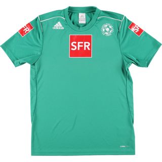 アディダス(adidas)の古着 アディダス adidas CLIMALITE サッカーユニフォーム ゲームシャツ メンズS /eaa441720(Tシャツ/カットソー(半袖/袖なし))