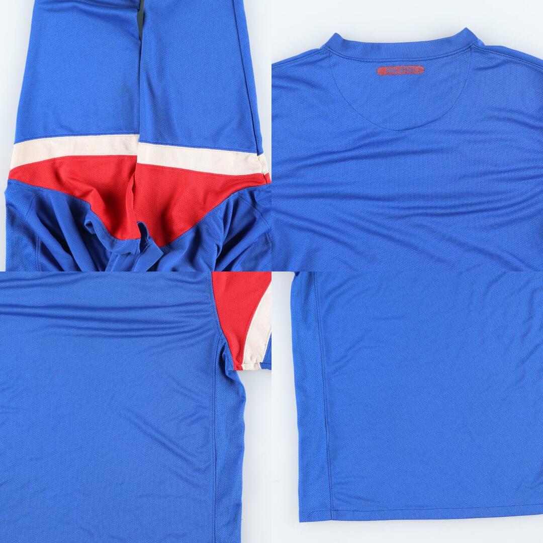 NIKE(ナイキ)の古着 ナイキ NIKE DRI-FIT メッシュ Vネック ロングTシャツ ロンT メンズM /eaa441759 メンズのトップス(Tシャツ/カットソー(半袖/袖なし))の商品写真