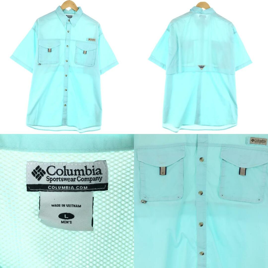 Columbia(コロンビア)の古着 コロンビア Columbia PFG 半袖 フィッシングシャツ メンズS /eaa442273 メンズのトップス(シャツ)の商品写真