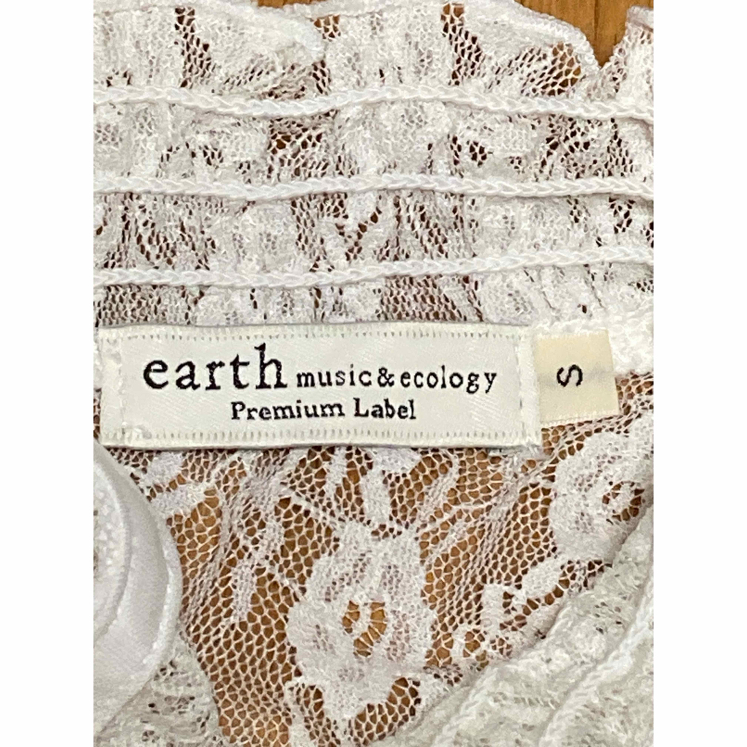 earth music & ecology(アースミュージックアンドエコロジー)のearth music&ecology ハイネック レース レディースのトップス(カットソー(半袖/袖なし))の商品写真