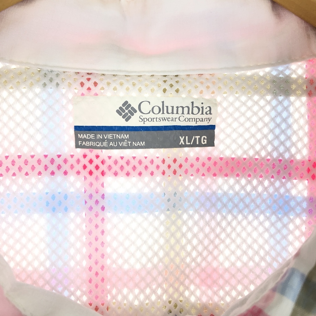 Columbia(コロンビア)の古着 コロンビア Columbia PFG OMNI-SHADE チェック柄 半袖 フィッシングシャツ メンズXL /eaa442275 メンズのトップス(シャツ)の商品写真