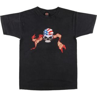 ハーレーダビッドソン(Harley Davidson)の古着 00年代 ハーレーダビッドソン Harley-Davidson モーターサイクル バイクTシャツ USA製 メンズL /eaa444110(Tシャツ/カットソー(半袖/袖なし))