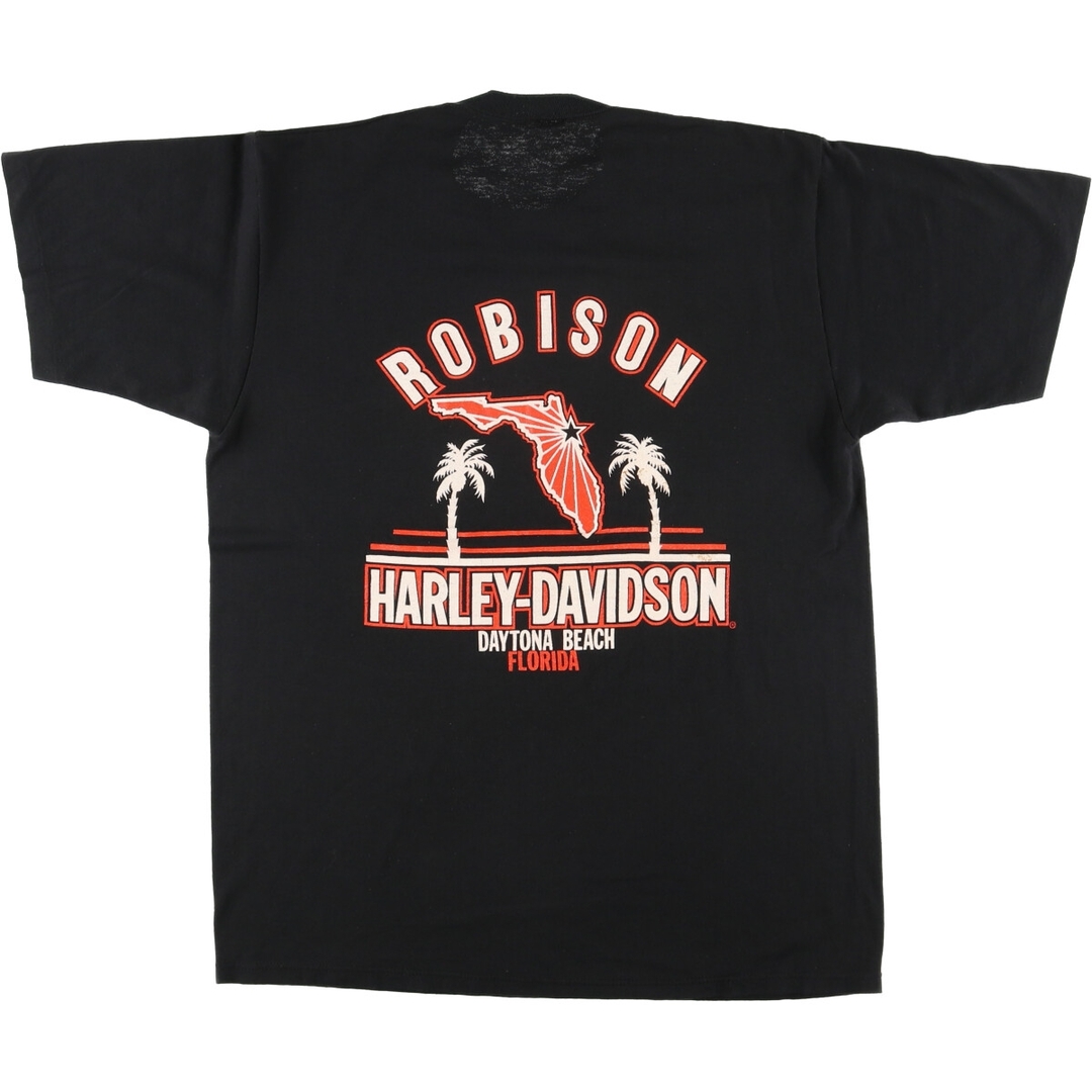 Harley Davidson(ハーレーダビッドソン)の古着 90年代 ハーレーダビッドソン Harley-Davidson モーターサイクル バイクTシャツ メンズM ヴィンテージ /eaa444112 メンズのトップス(Tシャツ/カットソー(半袖/袖なし))の商品写真