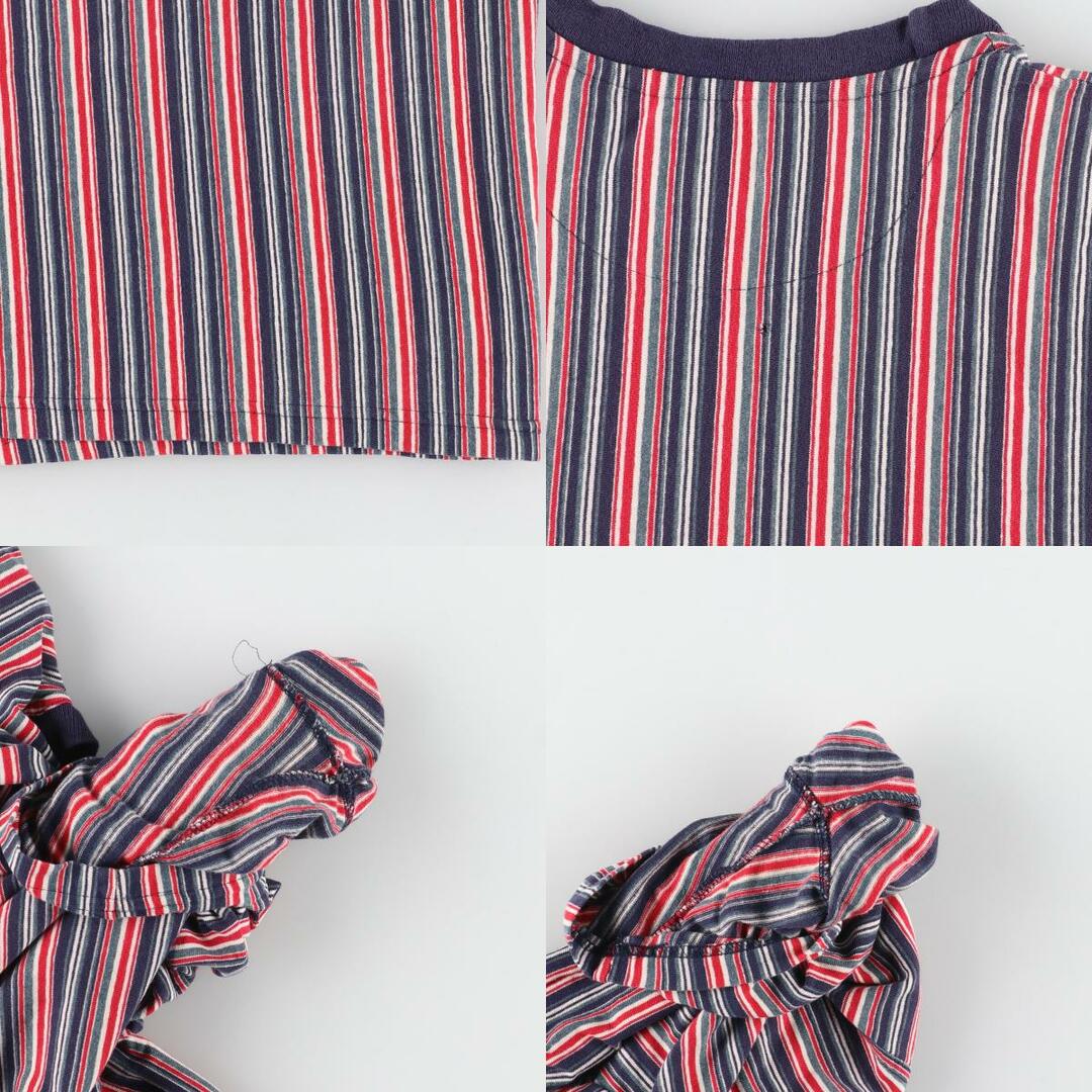 GUESS(ゲス)の古着 90年代 ゲス Guess ストライプ柄 半袖 Tシャツ USA製 メンズM ヴィンテージ /eaa444663 メンズのトップス(Tシャツ/カットソー(半袖/袖なし))の商品写真