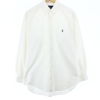 ラルフローレン(Ralph Lauren)の古着 ラルフローレン Ralph Lauren YARMOUTH 長袖 ボタンダウンシャツ メンズL /eaa446527(シャツ)