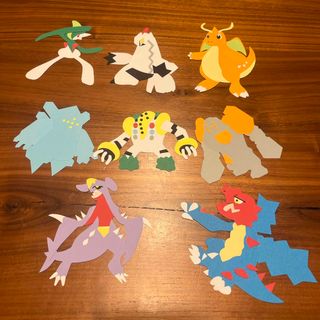 ポケモン壁面　壁面　壁面飾り　誕生日飾り　保育　幼稚園(型紙/パターン)