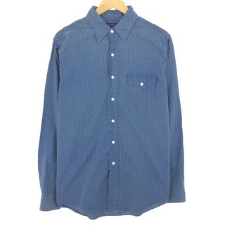 ラルフローレン(Ralph Lauren)の古着 ラルフローレン Ralph Lauren POLO RALPH LAUREN 総柄 長袖 コットンシャツ メンズL /eaa423893(シャツ)