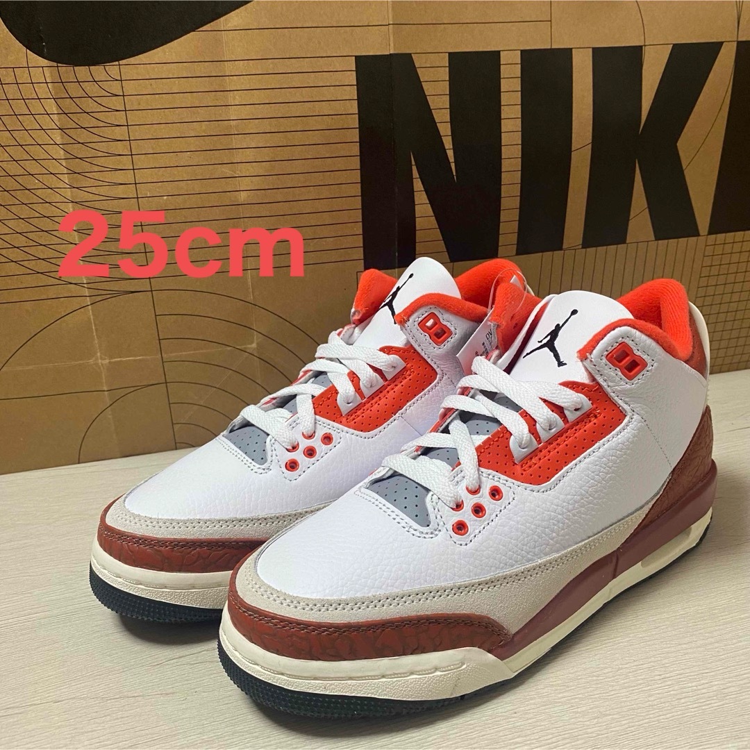 NIKE(ナイキ)の25cm AIR JORDAN 3 RETRO SE (GS) レディースの靴/シューズ(スニーカー)の商品写真