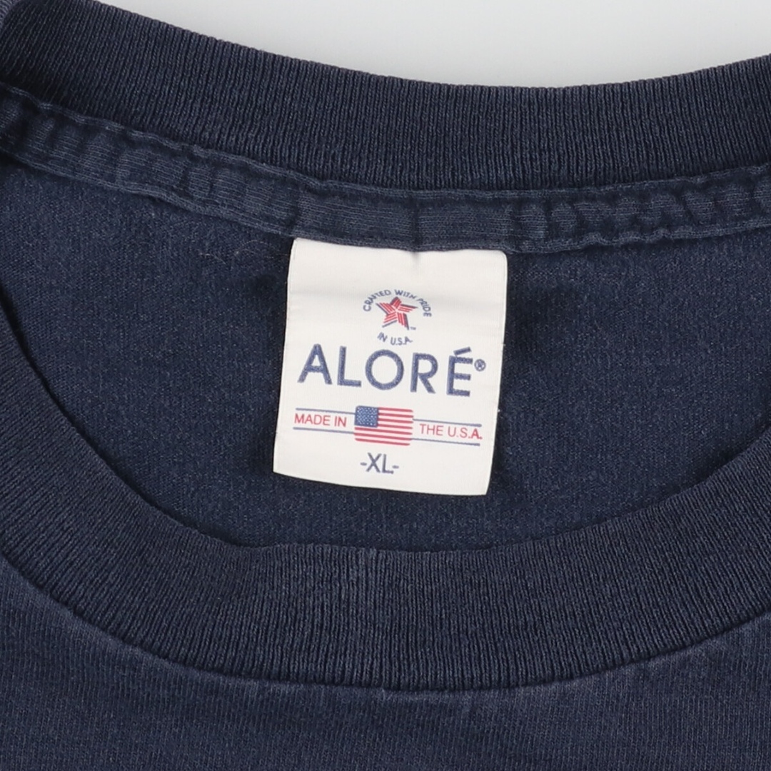 古着 90年代 ALORE バックプリント ロングTシャツ ロンT USA製 メンズXL ヴィンテージ /eaa438569 メンズのトップス(Tシャツ/カットソー(半袖/袖なし))の商品写真