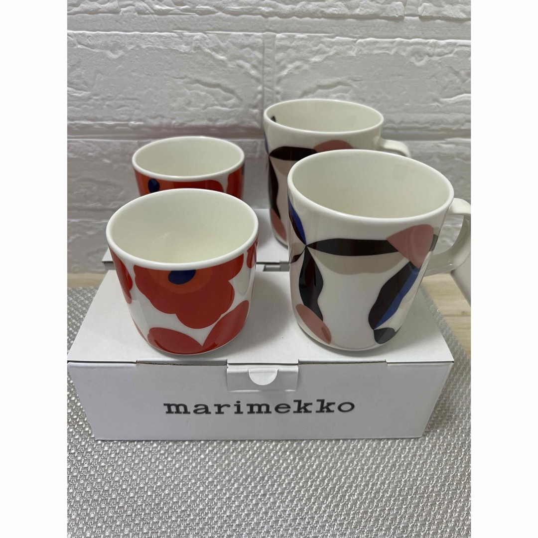 marimekko(マリメッコ)のマリメッコ　4点セット　新品 インテリア/住まい/日用品のキッチン/食器(食器)の商品写真