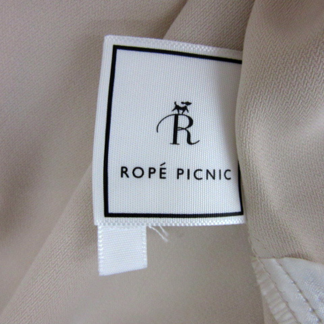 Rope' Picnic(ロペピクニック)のロペピクニック ブラウス シャツ 長袖 オーバーサイズ 38 M ライトベージュ レディースのトップス(シャツ/ブラウス(長袖/七分))の商品写真