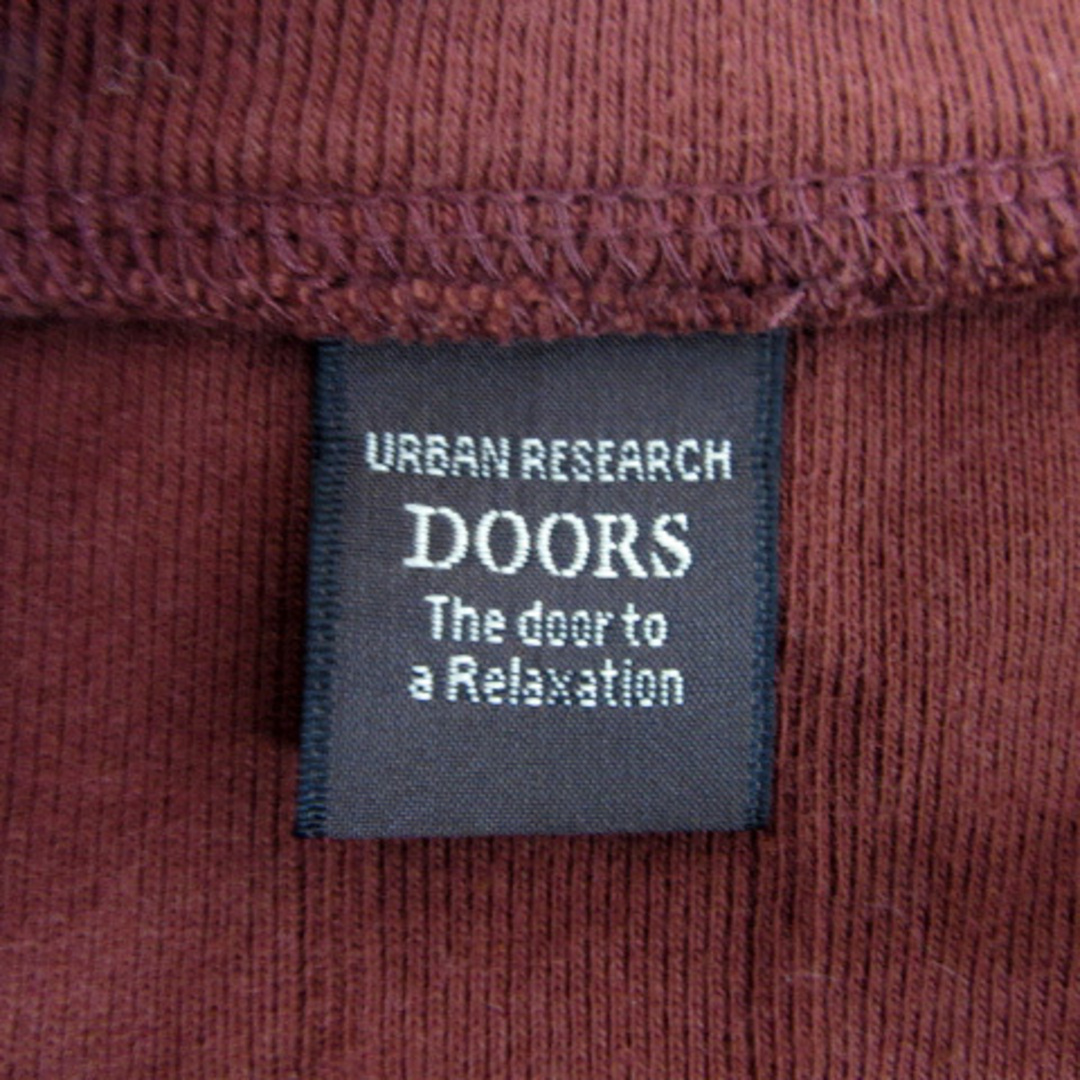 URBAN RESEARCH DOORS(アーバンリサーチドアーズ)のアーバンリサーチ ドアーズ リブカットソー 長袖 無地 One エンジ レディースのトップス(カットソー(長袖/七分))の商品写真