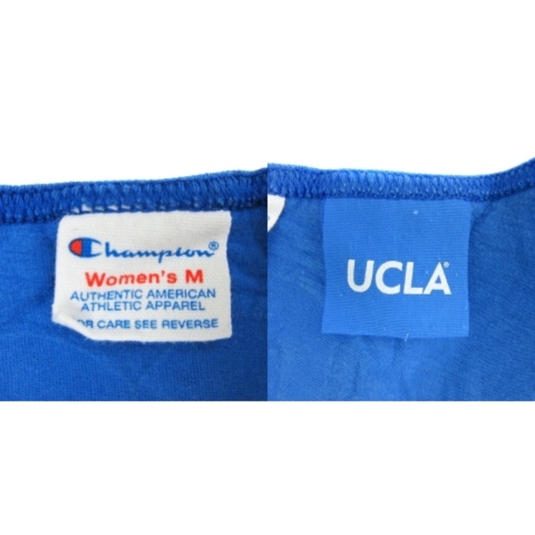 Champion(チャンピオン)のチャンピオン UCLA チュニック 半袖 Uネック ロゴ M マルチカラー 青 レディースのトップス(チュニック)の商品写真