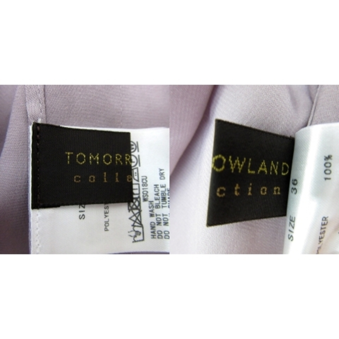 トゥモローランドコレクション カットソー ノースリーブ 36 S くすみピンク レディースのトップス(カットソー(半袖/袖なし))の商品写真