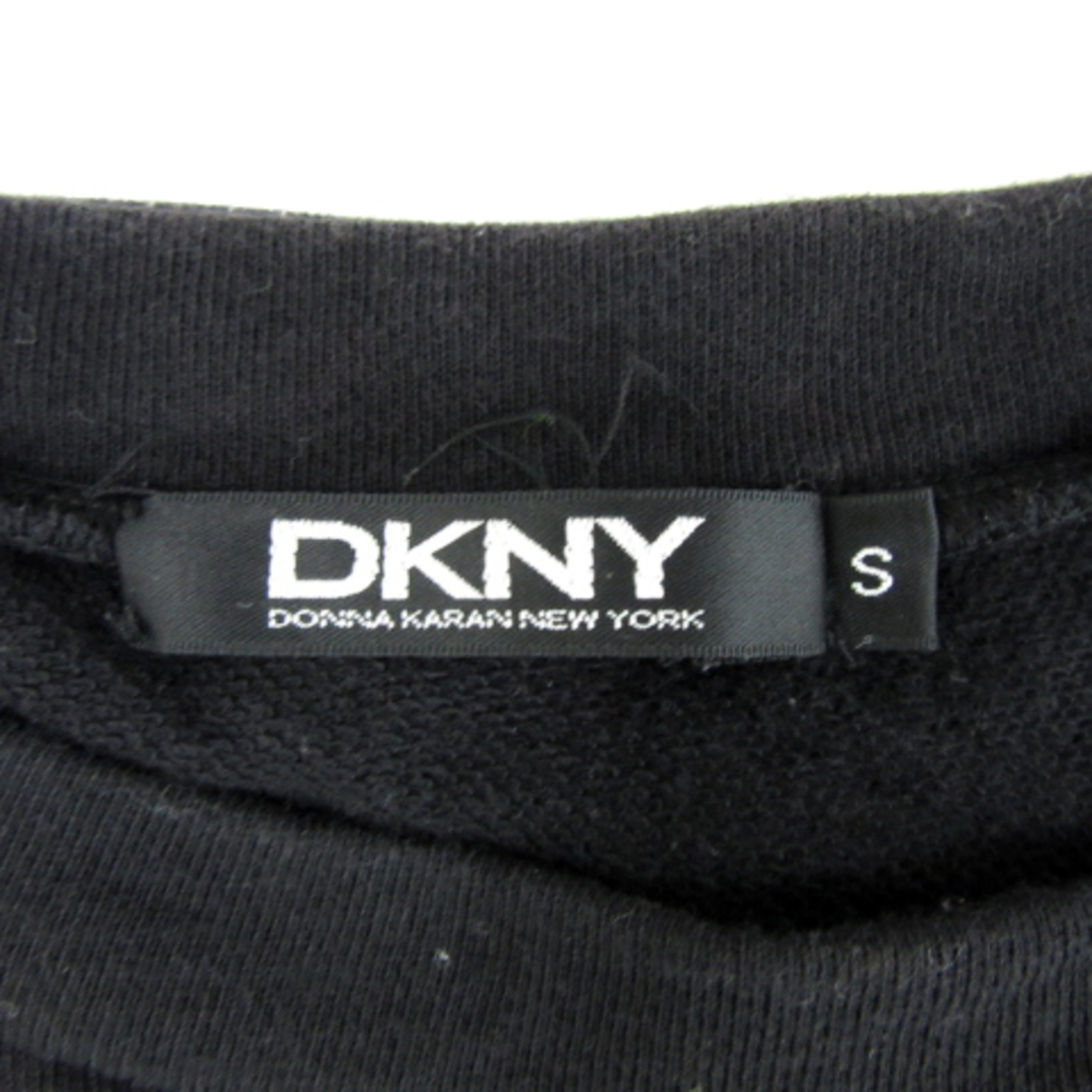 DKNY(ダナキャランニューヨーク)のダナキャランニューヨーク Tシャツ カットソー 半袖 ラウンドネック S 黒 レディースのトップス(Tシャツ(半袖/袖なし))の商品写真