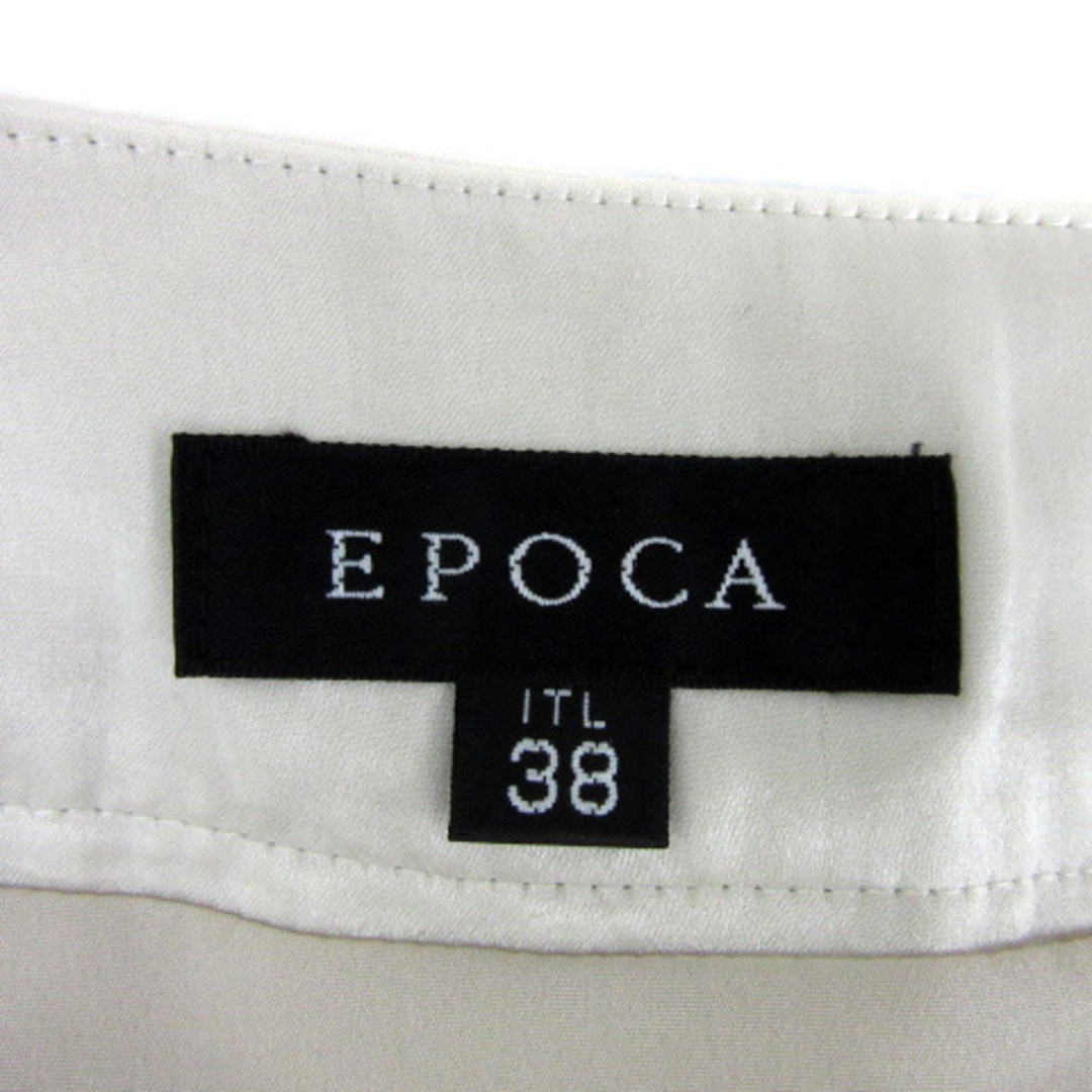 EPOCA(エポカ)のエポカ EPOCA プリーツスカート ミモレ丈 無地 38 M ライトベージュ レディースのスカート(ひざ丈スカート)の商品写真