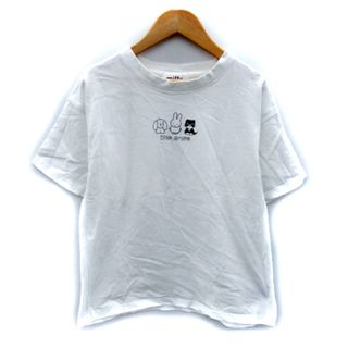 アザー(other)のミッフィー Tシャツ カットソー 半袖 プリント 刺繍 L 白 ホワイト(Tシャツ(半袖/袖なし))