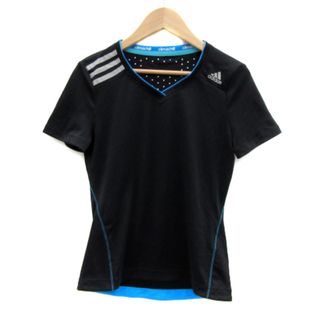 アディダス(adidas)のアディダス climachill スポーツウェア Tシャツ カットソー 半袖 黒(その他)