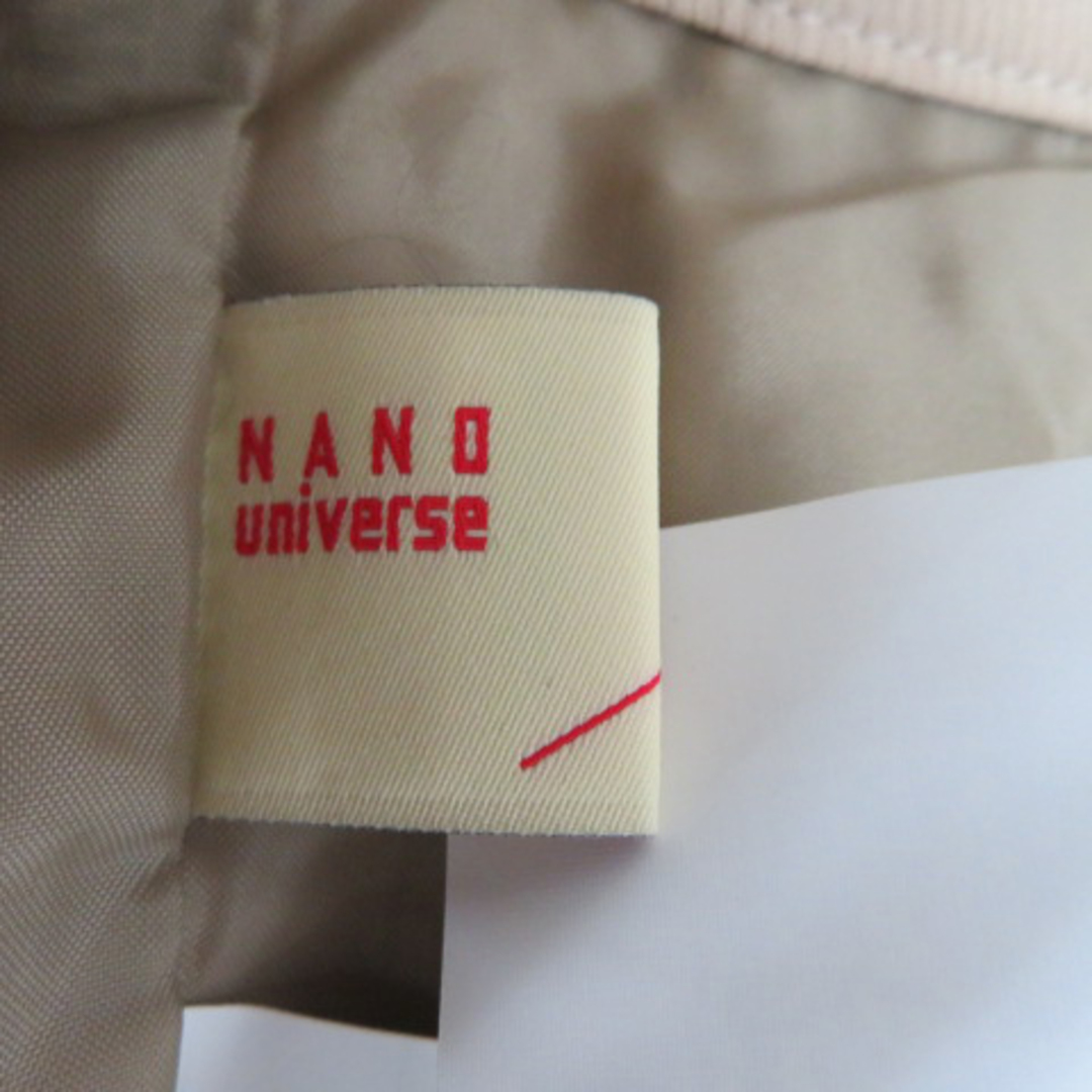 nano・universe(ナノユニバース)のナノユニバース スラックスパンツ ストレートパンツ アンクル丈 無地 レディースのパンツ(その他)の商品写真