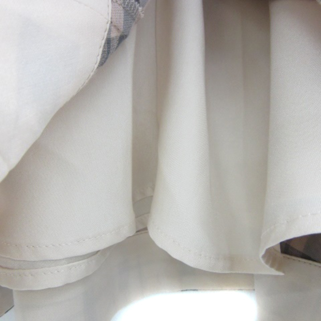 Cynthia Rowley(シンシアローリー)のシンシアローリー フレアスカート ミニ丈 チェック柄 チュール 2 ピンク レディースのスカート(ミニスカート)の商品写真