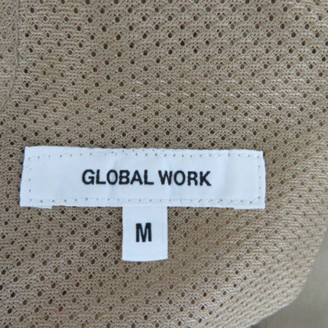 GLOBAL WORK(グローバルワーク)のグローバルワーク テーパードパンツ イージーパンツ 七分丈 無地 M ベージュ メンズのパンツ(スラックス)の商品写真