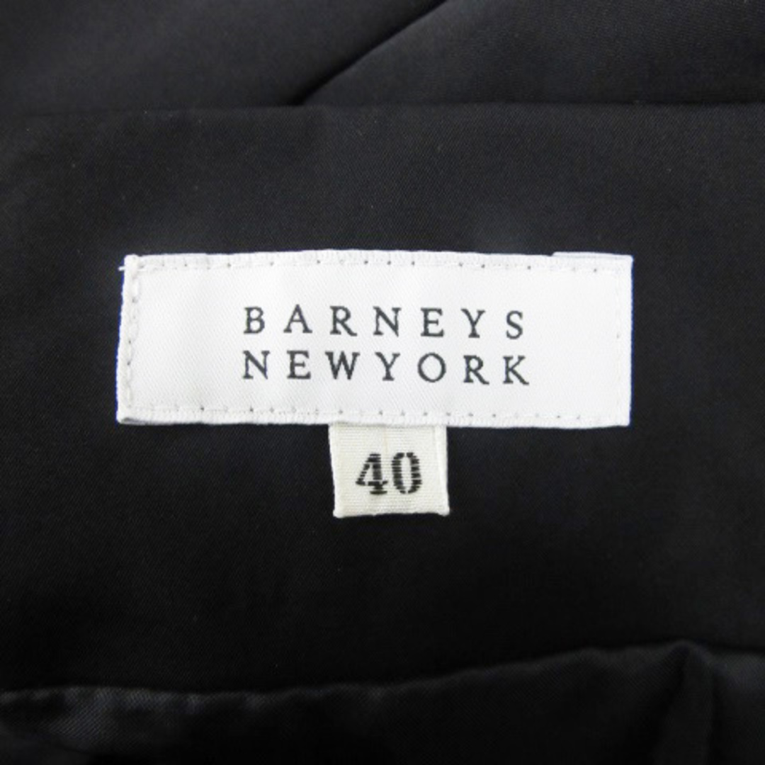 BARNEYS NEW YORK(バーニーズニューヨーク)のバーニーズニューヨーク フレアスカート ひざ丈 40 L ブラック 黒 レディースのスカート(ひざ丈スカート)の商品写真