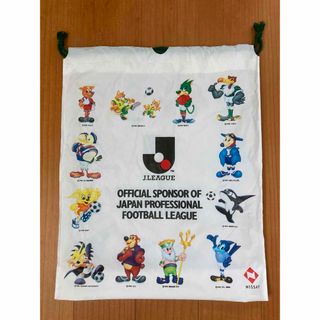 1992 Jリーグ　サッカー　ナイロンバッグ　未使用品　非売品　ニッセイ(記念品/関連グッズ)