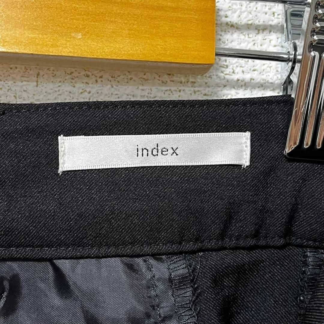 INDEX(インデックス)のシンプル✨️ index 裾スリット入りパンツ レディース レディースのパンツ(カジュアルパンツ)の商品写真