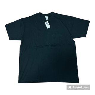 ギャップ(GAP)の90s DEAD STOCK old GAP ポケット Tシャツ 無地 M 黒(Tシャツ/カットソー(半袖/袖なし))